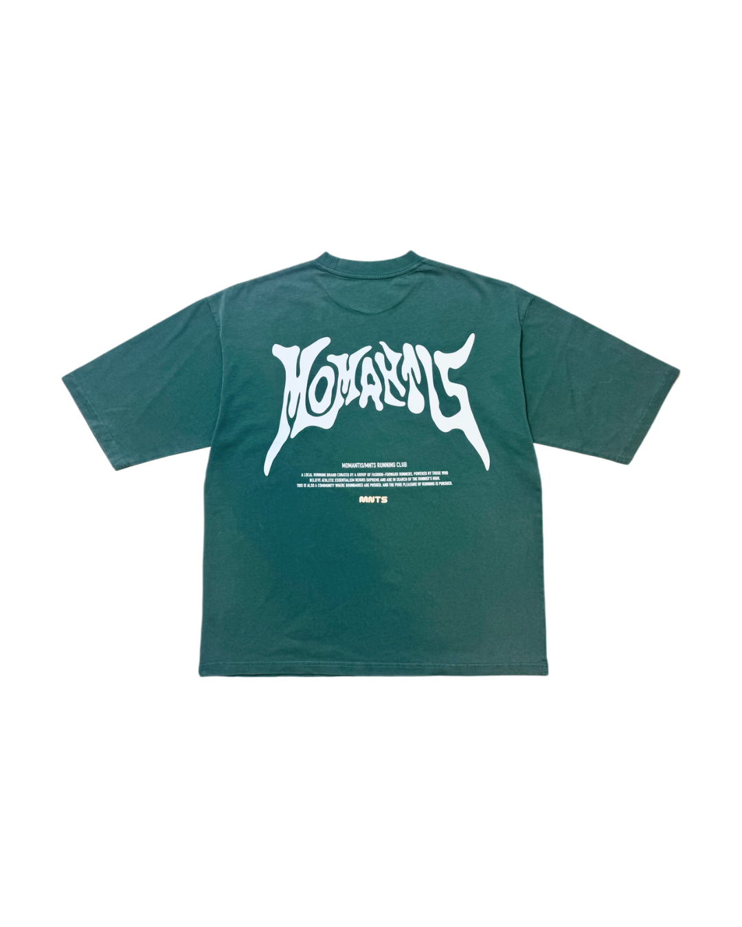 MNTS LOGO TEE/ WASHED GREEN