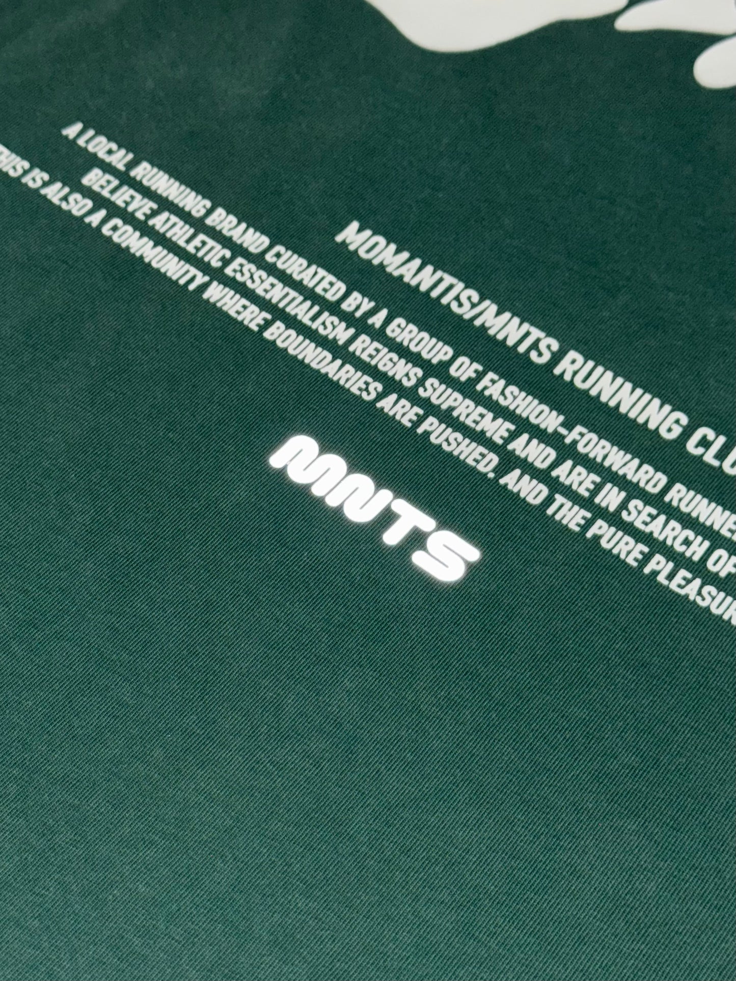 MNTS LOGO TEE/ WASHED GREEN