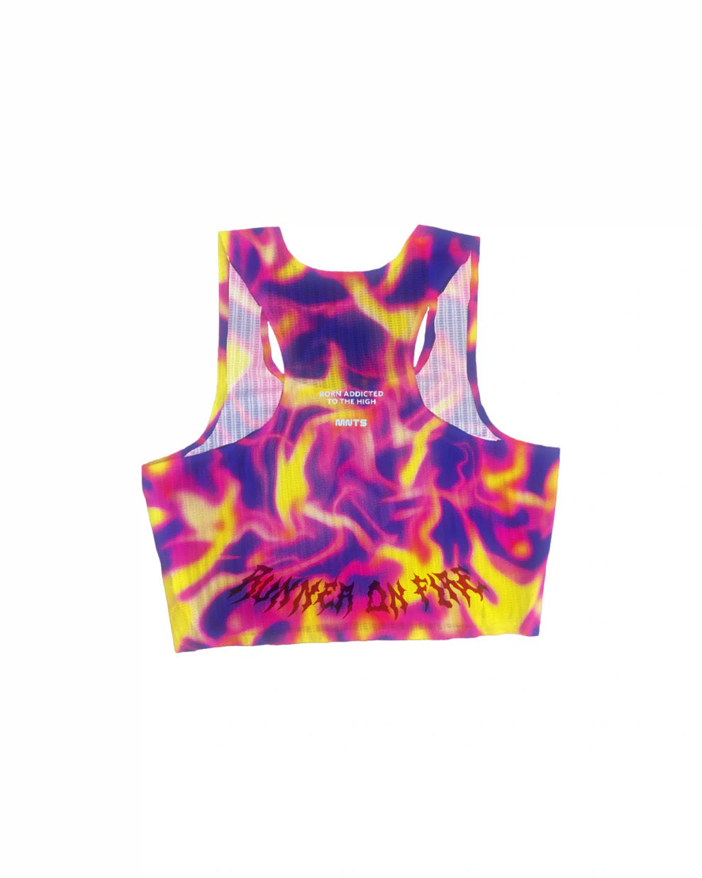 FIRE CROPPED SINGLET / HEAT CAMO