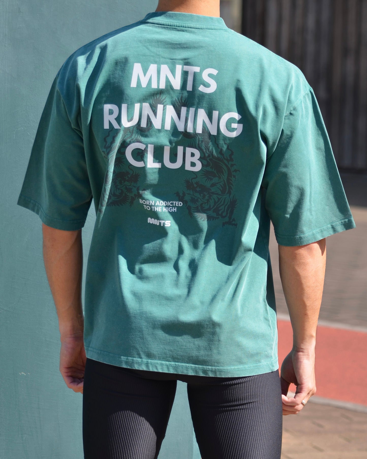MNTS CLUB TEE/ WASHED GREEN