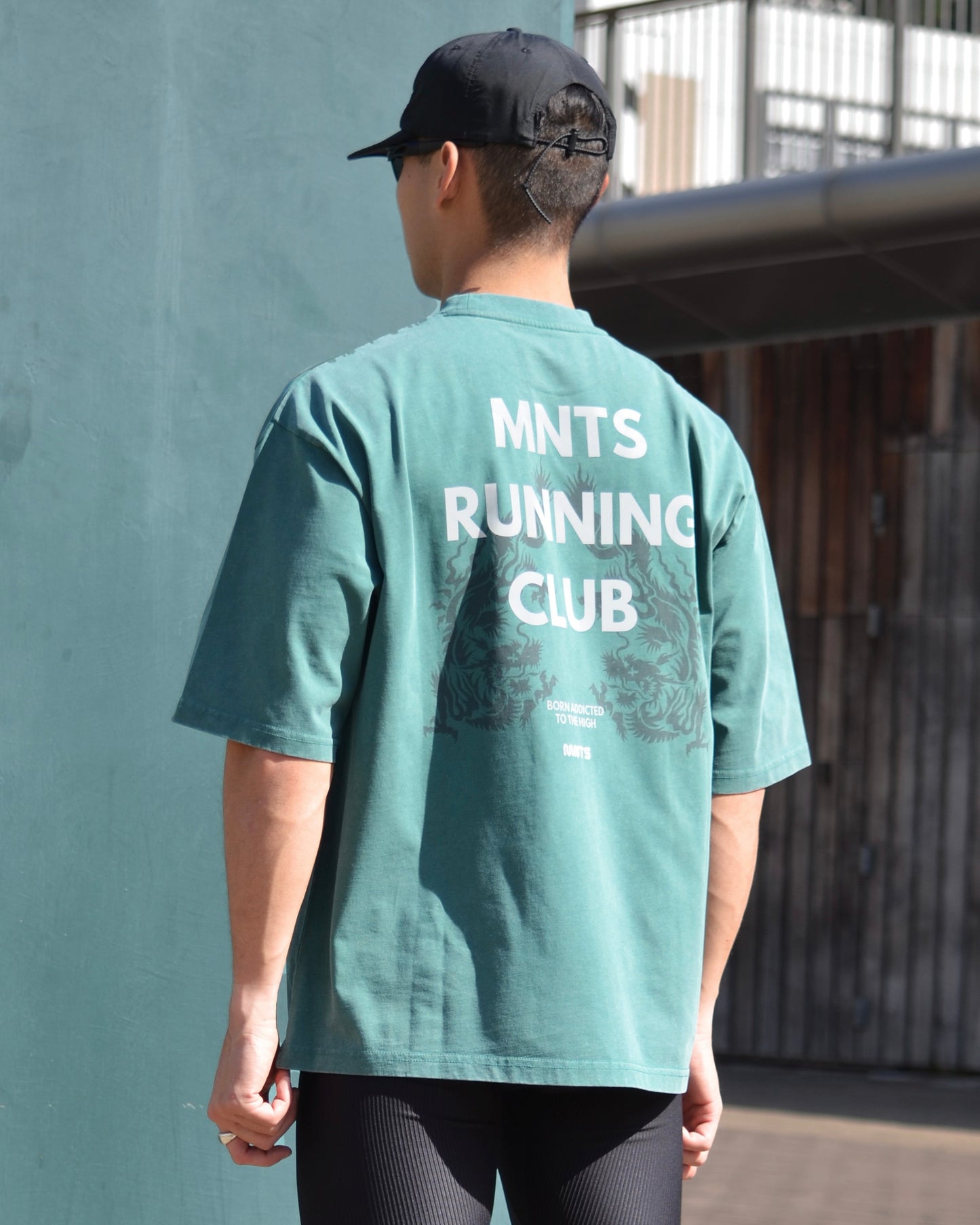 MNTS CLUB TEE/ WASHED GREEN
