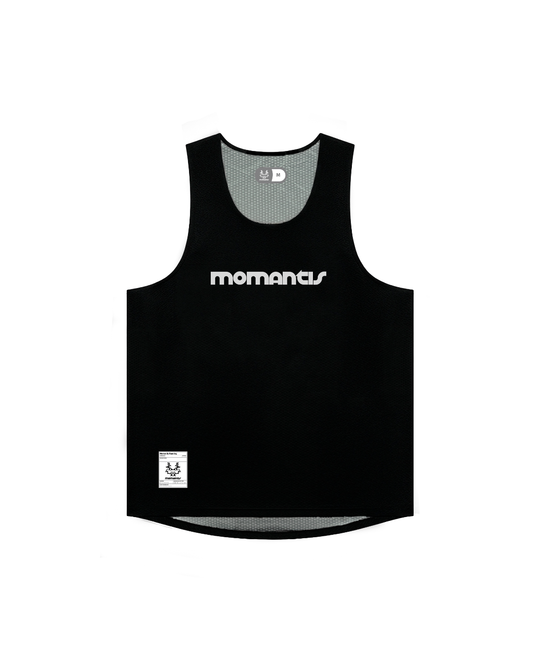 BLACK RUNNING SINGLET