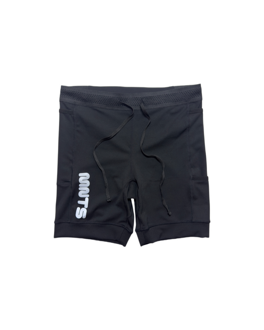 6” DISTANCE HALF TIGHTS/ BLACK