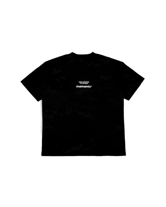 BLACK RUNNING TEE