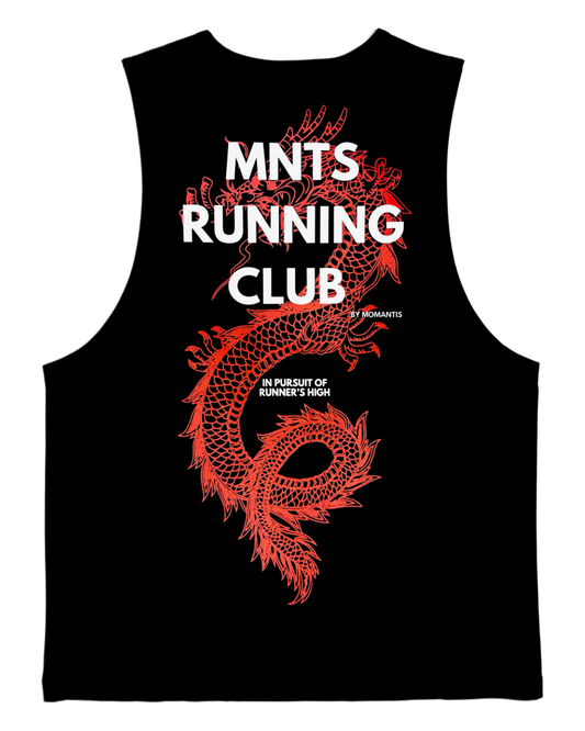 MNTS RUNNING CLUB YoD CUTOFF TANK/ BLACK