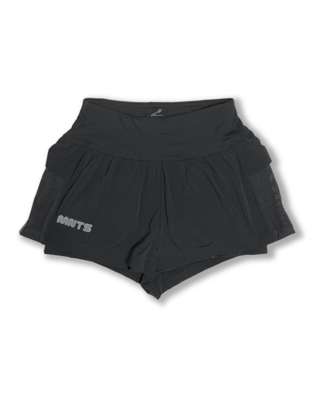 MNTS WMNS 2 IN 1 RUNNING SHORTS/ BLACK