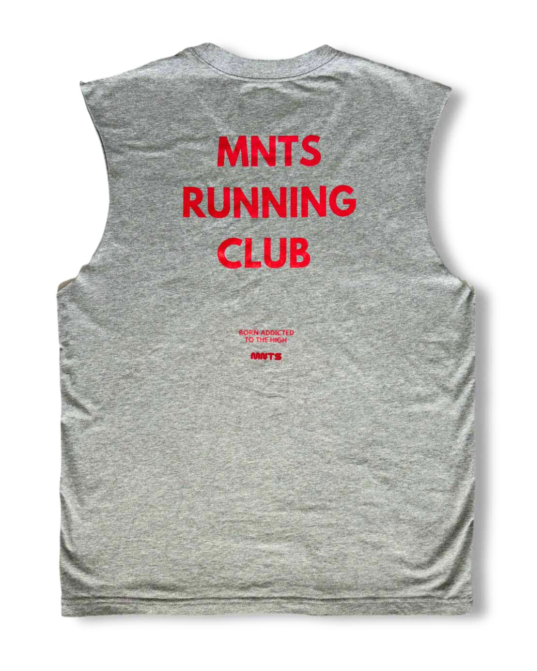 MNTS RUNNING CLUB CUTOFF TANK/ GRAY