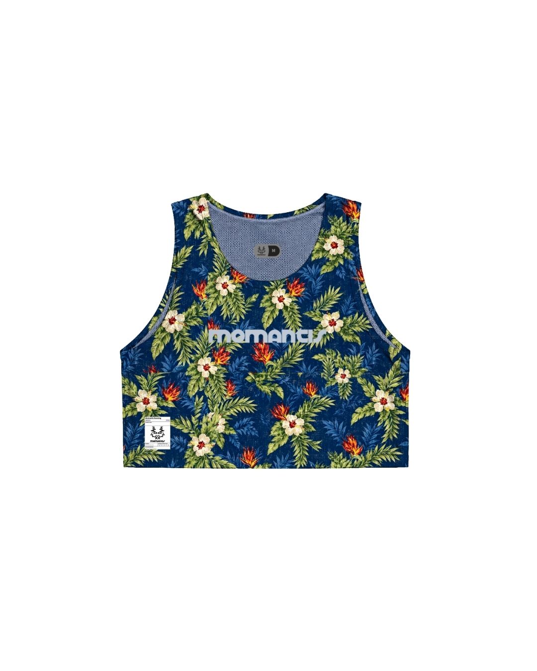 FLORAL CROP SINGLET