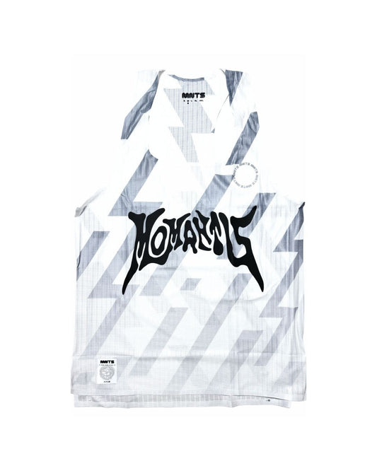 SEAMLESS RUNNING SINGLET/ WHITE FLASH