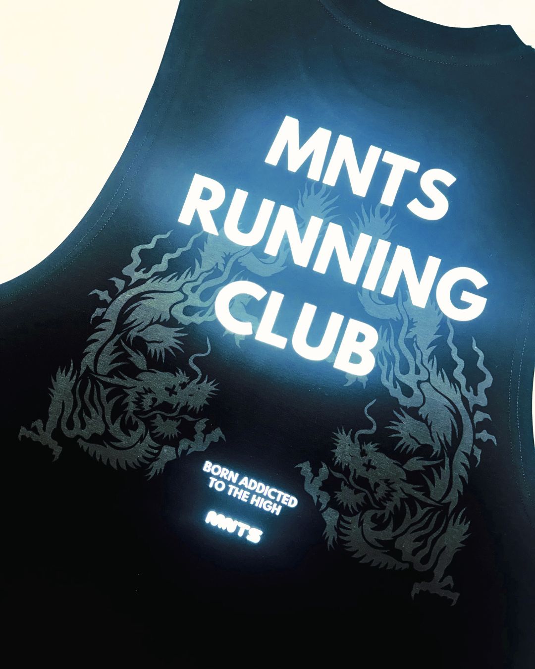 MNTS RUNNING CLUB CUTOFF TANK/ BLK