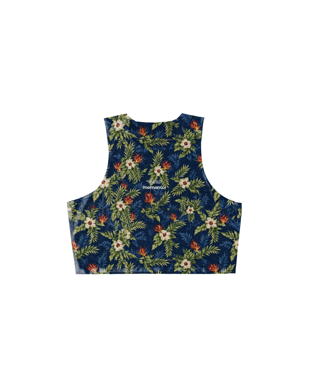 FLORAL CROP SINGLET