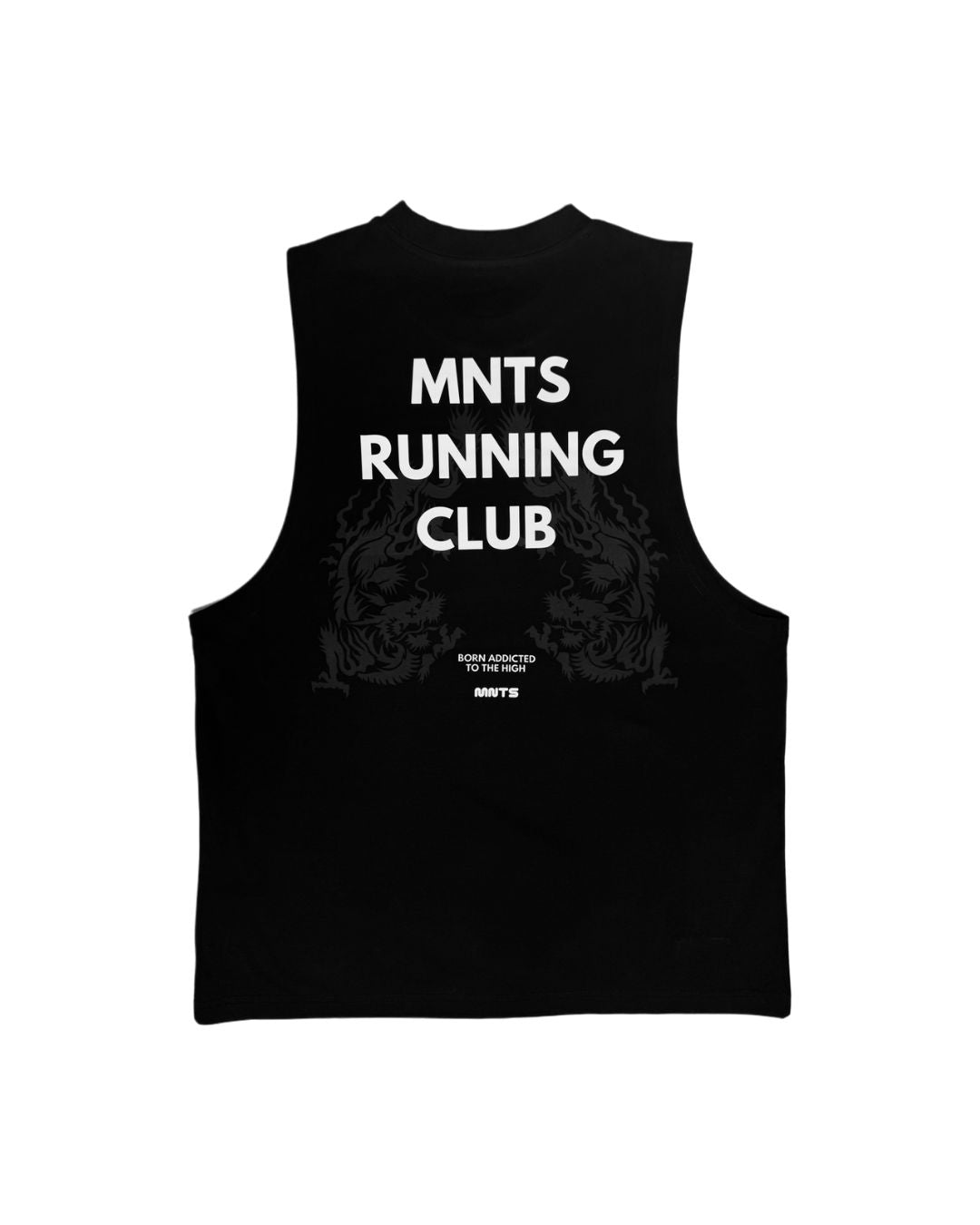 MNTS RUNNING CLUB CUTOFF TANK/ BLK