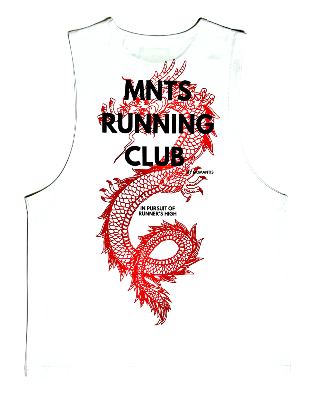 MNTS RUNNING CLUB YoD CUTOFF TANK/ WHITE