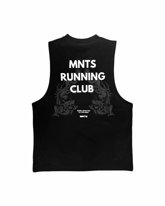 MNTS RUNNING CLUB CUTOFF TANK/ BLK