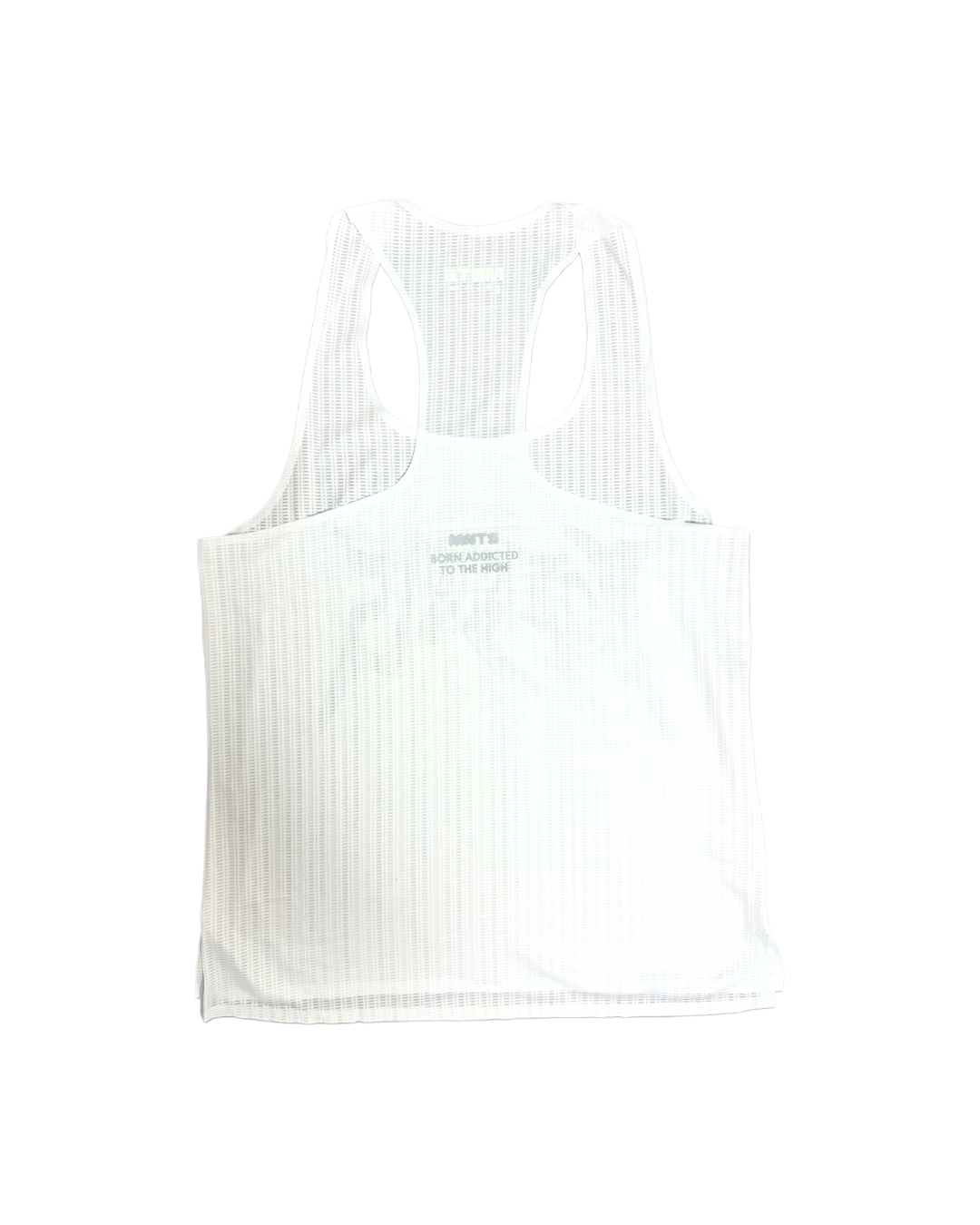 WOMENS MNTS SEAMLESS RUNNING SINGLET/ WHITE