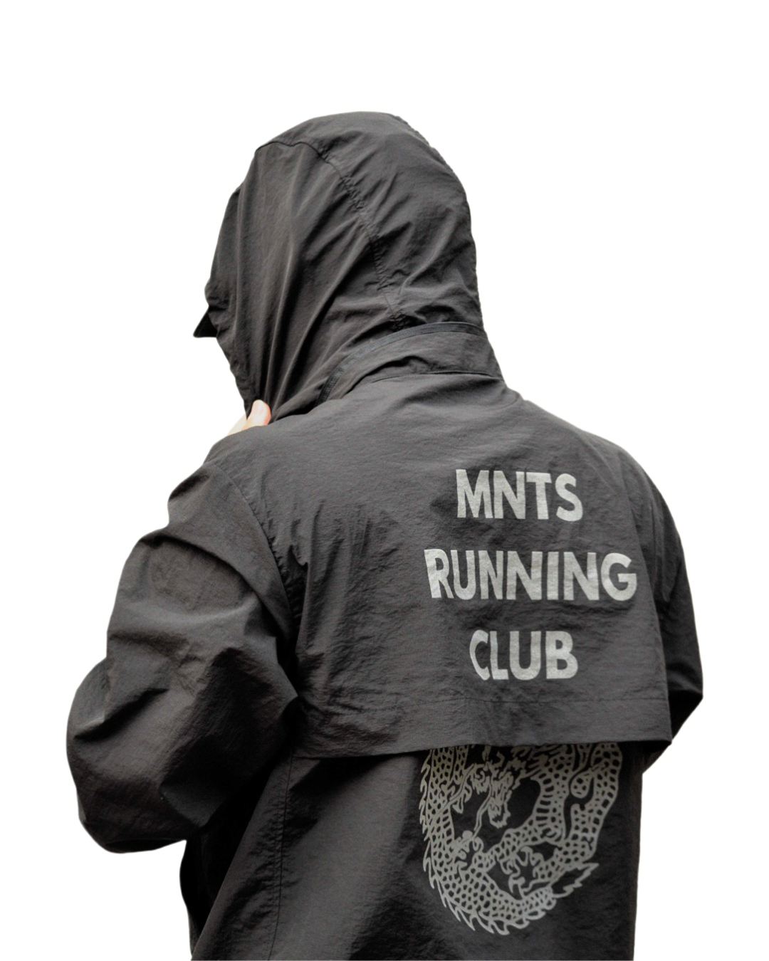 MNTS RUNNING CLUB WINDBREAKER/ BLACK