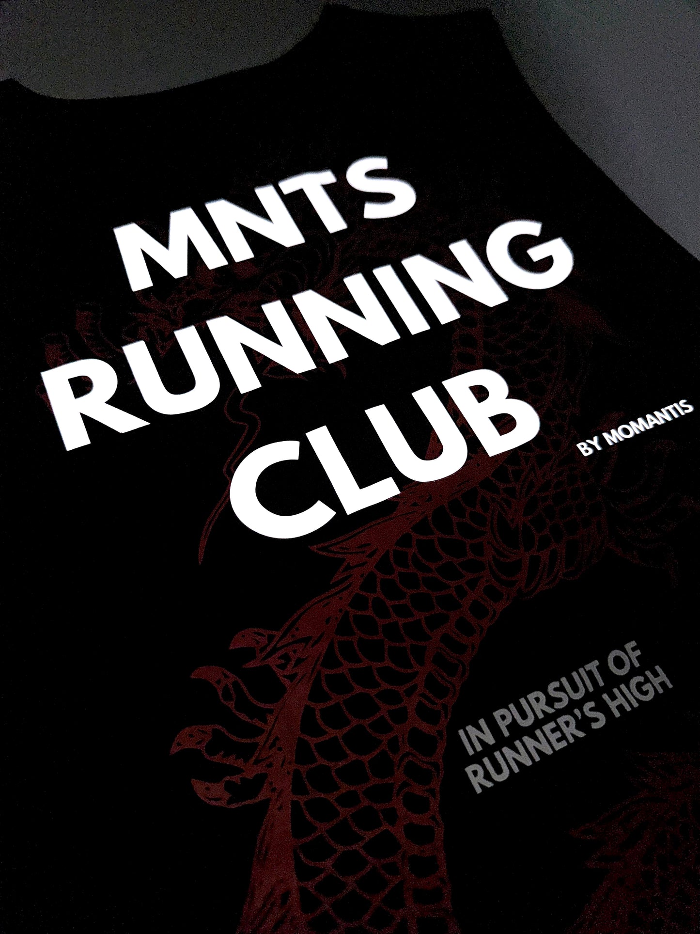 MNTS RUNNING CLUB YoD CUTOFF TANK/ BLACK