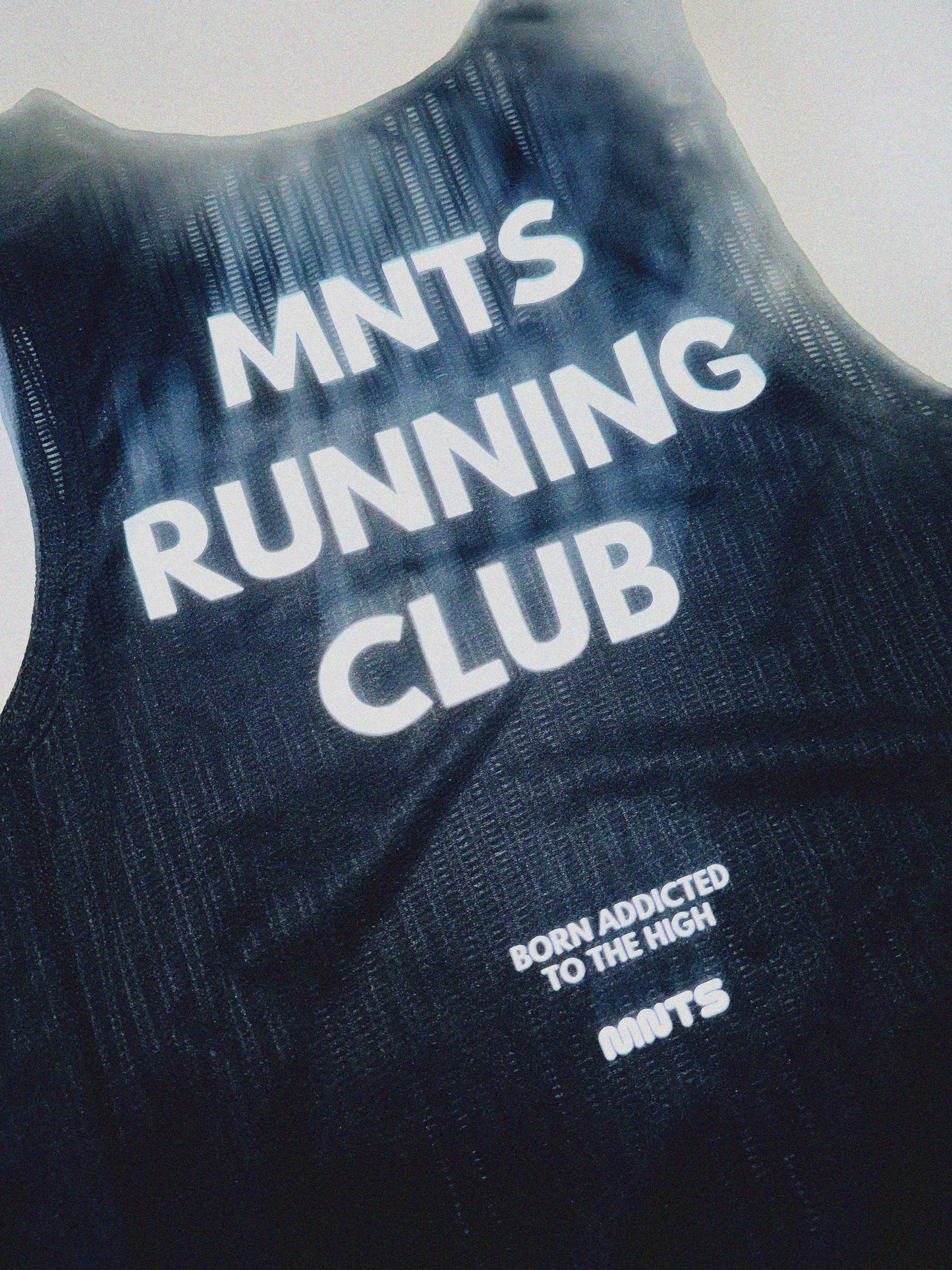 MNTS RUNNING CLUB RACING SINGLET/ BLACK