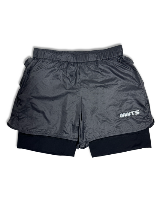 MNTS 7-POCKET RUNNING SHORTS/ BLACK